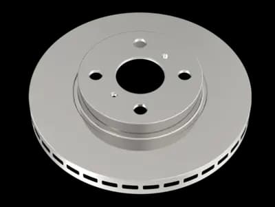 DBA Street Series brake rotor with EnShield zinc-aluminum coating for corrosion resistance and extended service life
