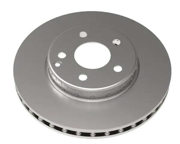 DBA Street Series HC Hybrid Composite brake rotor with lightweight two-piece design featuring cast iron braking surface and aluminum hat